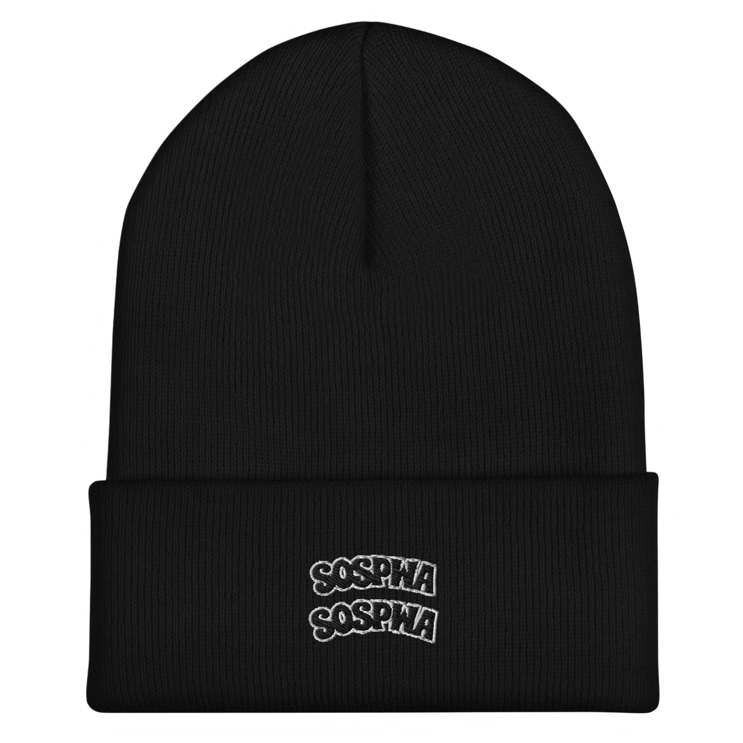 “Sospwa” Cuffed Beanie