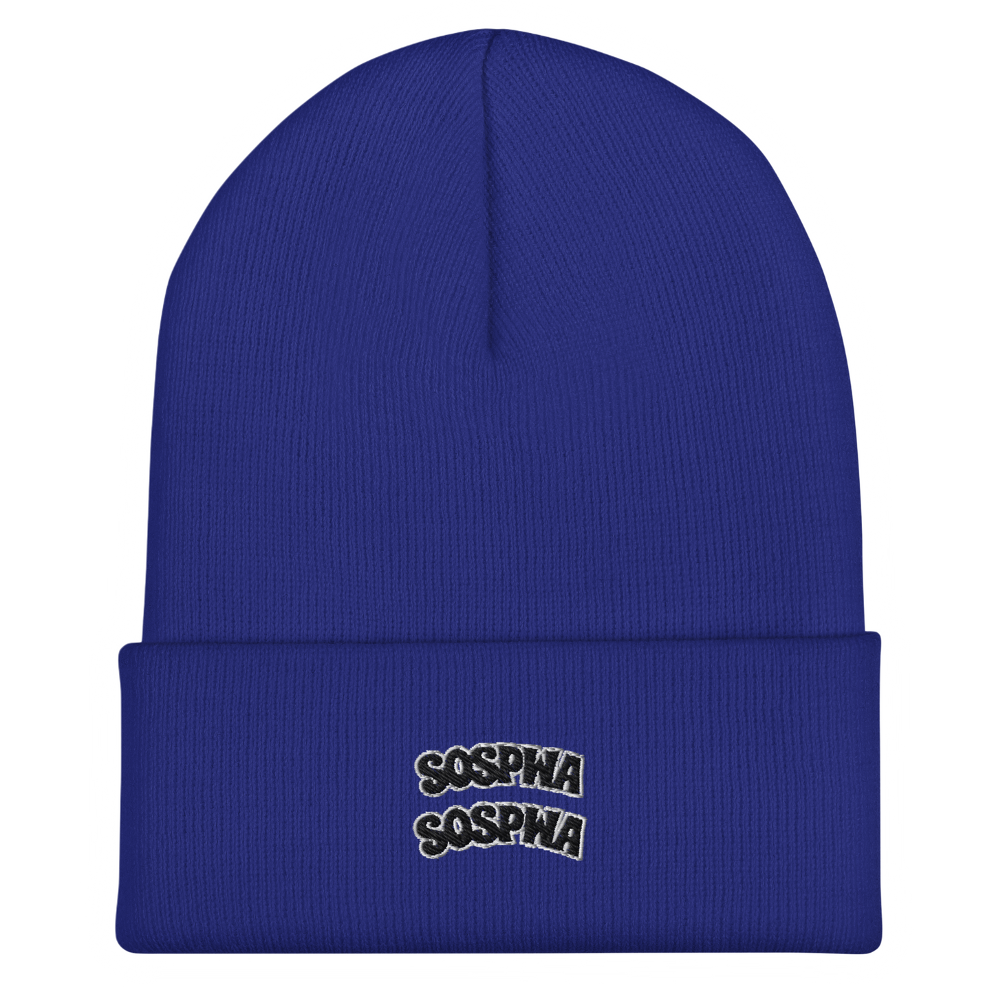 “Sospwa” Cuffed Beanie