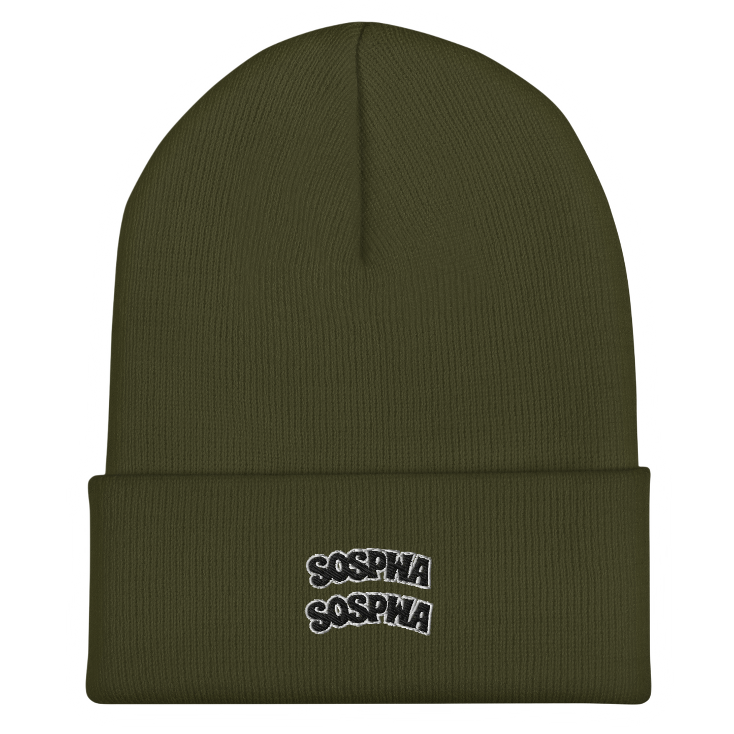 “Sospwa” Cuffed Beanie