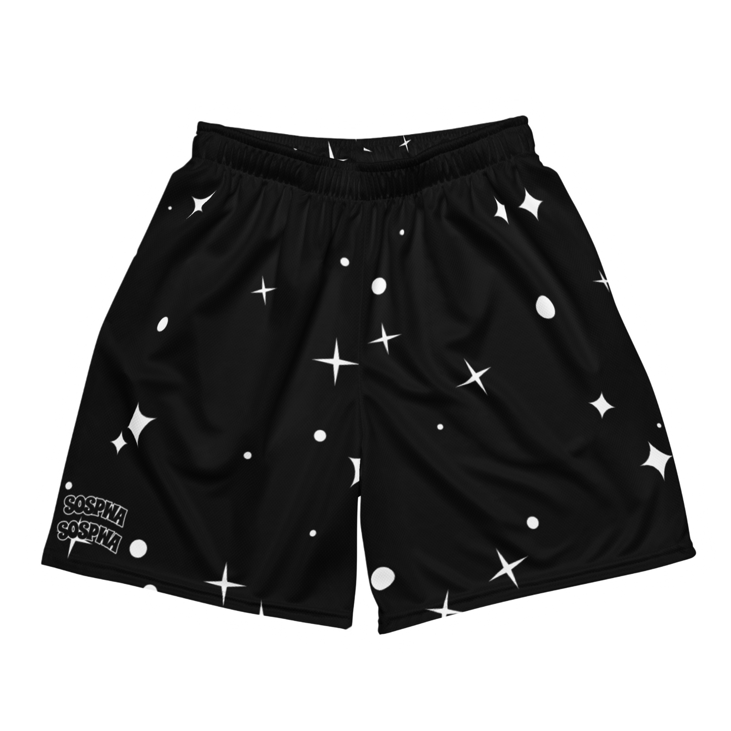 “Sospwa” Mesh Shorts (Patterned)