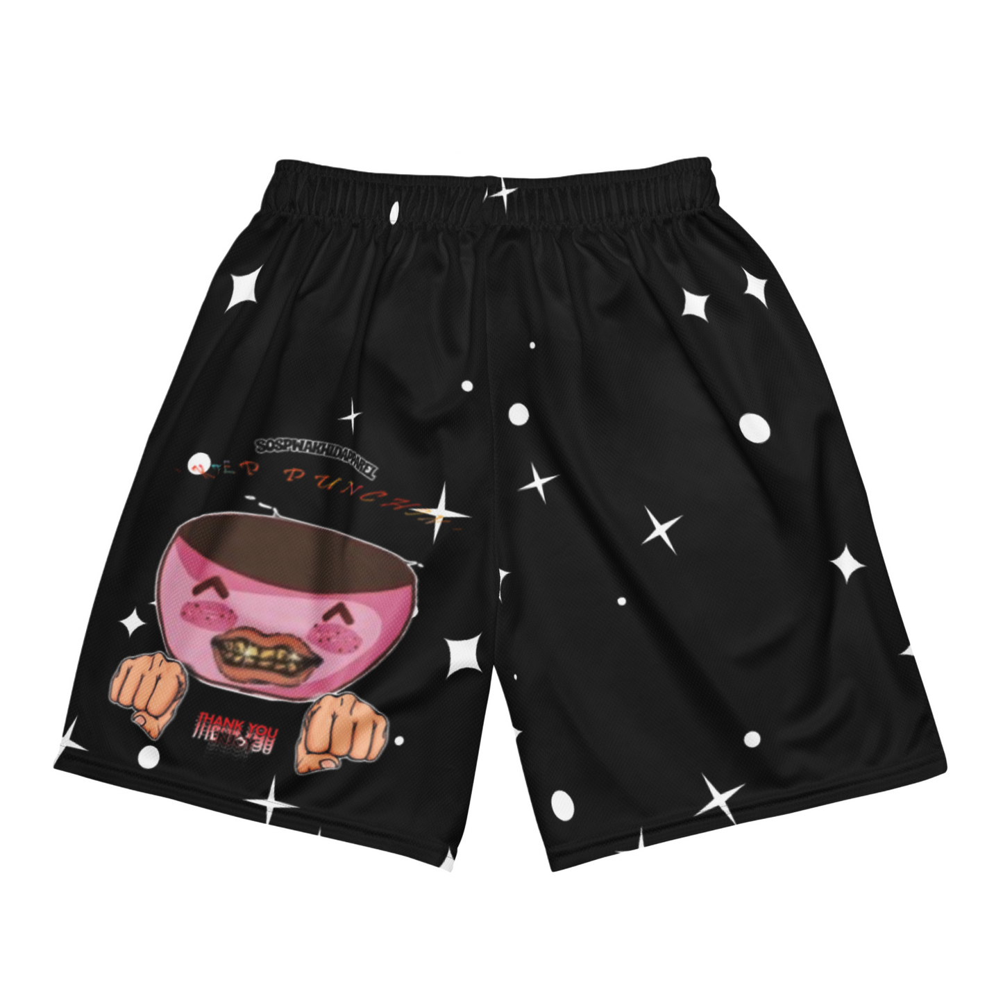 “Sospwa” Mesh Shorts (Patterned)