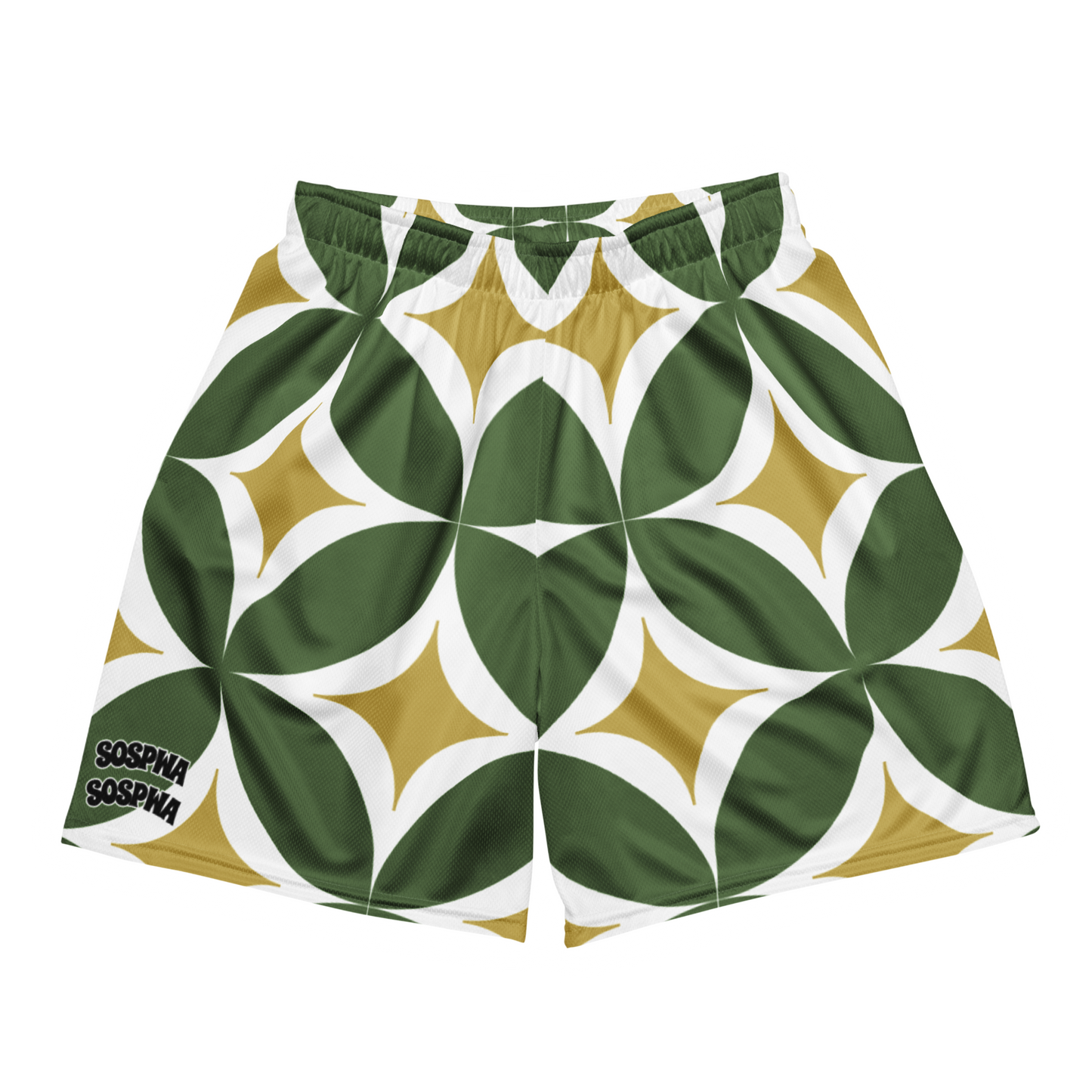 “Sospwa” Mesh Shorts (Patterned)