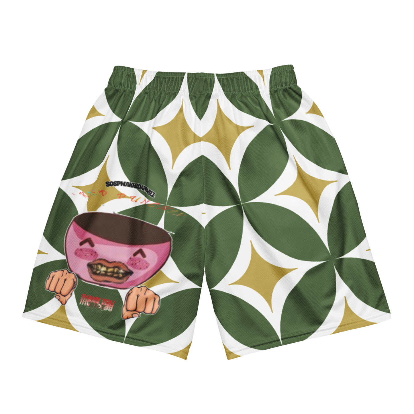 “Sospwa” Mesh Shorts (Patterned)