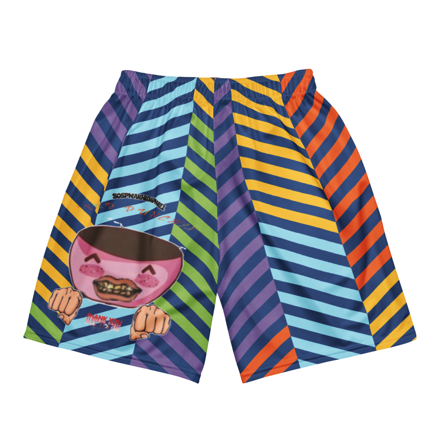 “Sospwa” Mesh Shorts (Patterned)