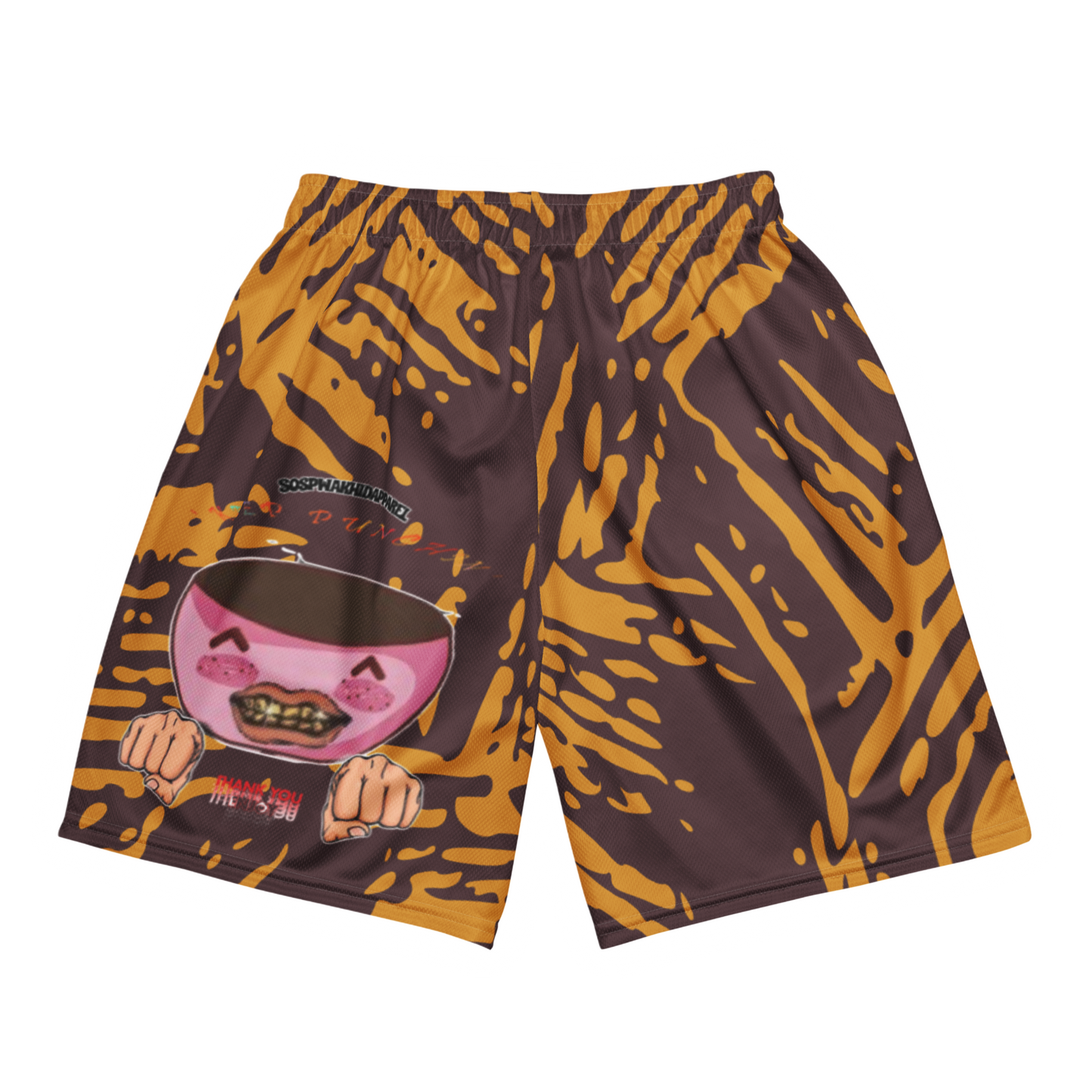 “Sospwa” Mesh Shorts (Patterned)