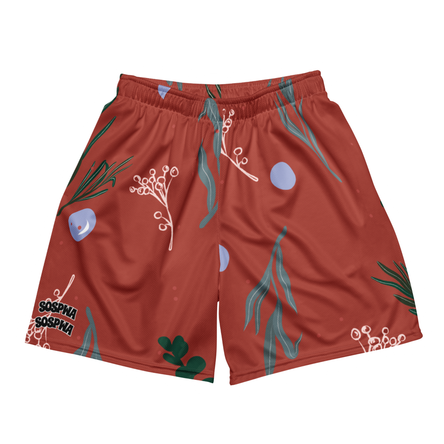 “Sospwa” Mesh Shorts (Patterned)