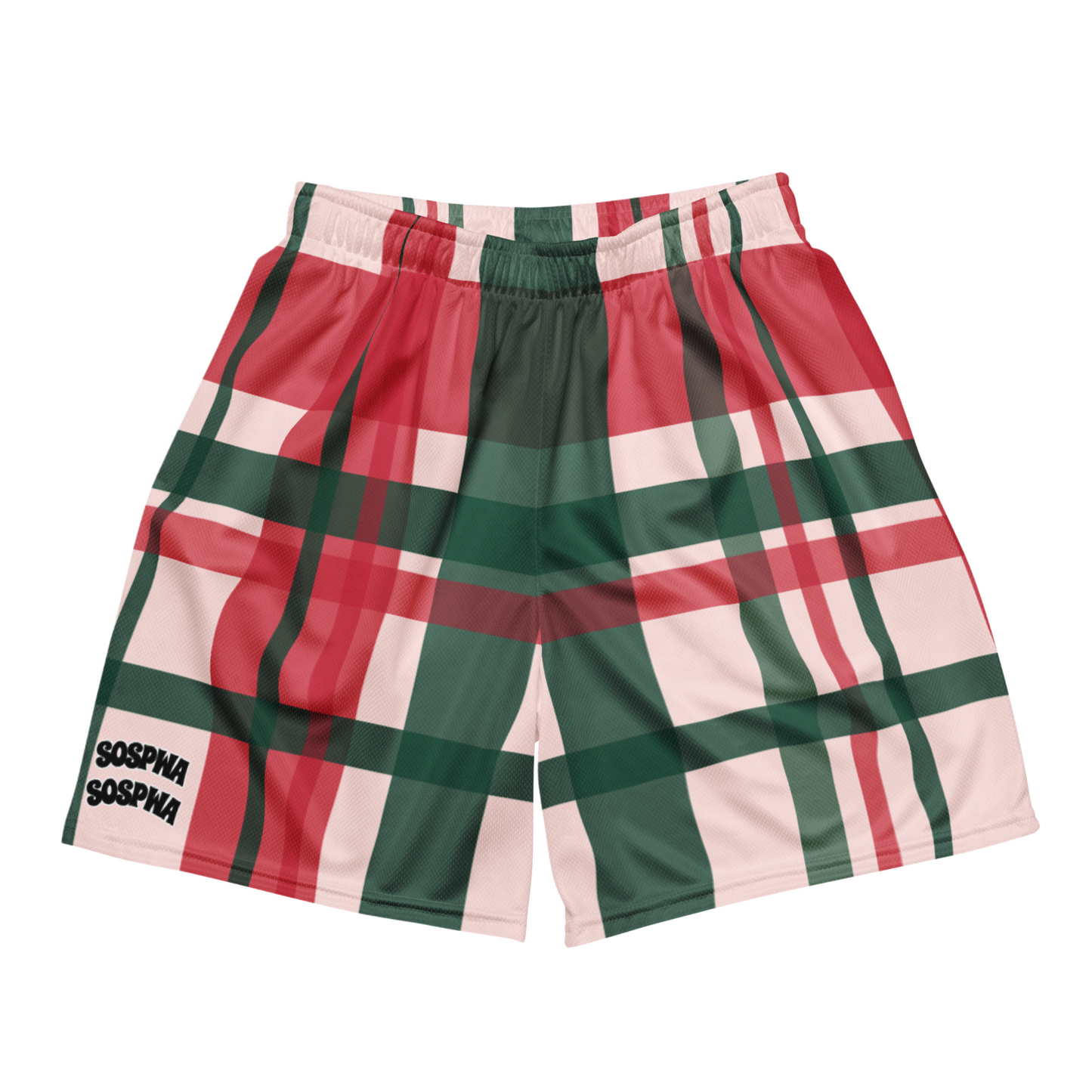 “Sospwa” Mesh Shorts (Patterned)