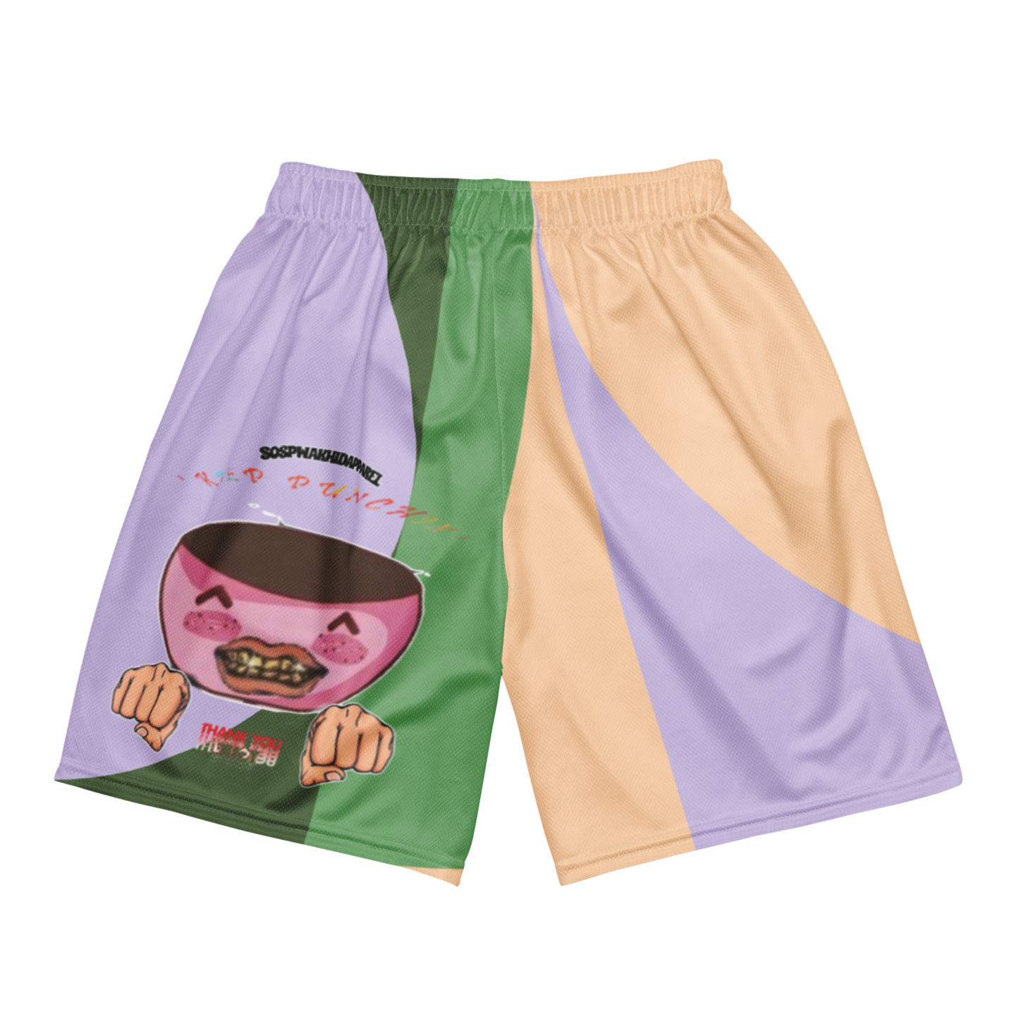 “Sospwa” Mesh Shorts (Patterned)