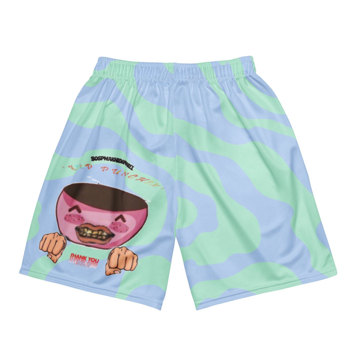 “Sospwa” Mesh Shorts (Patterned)