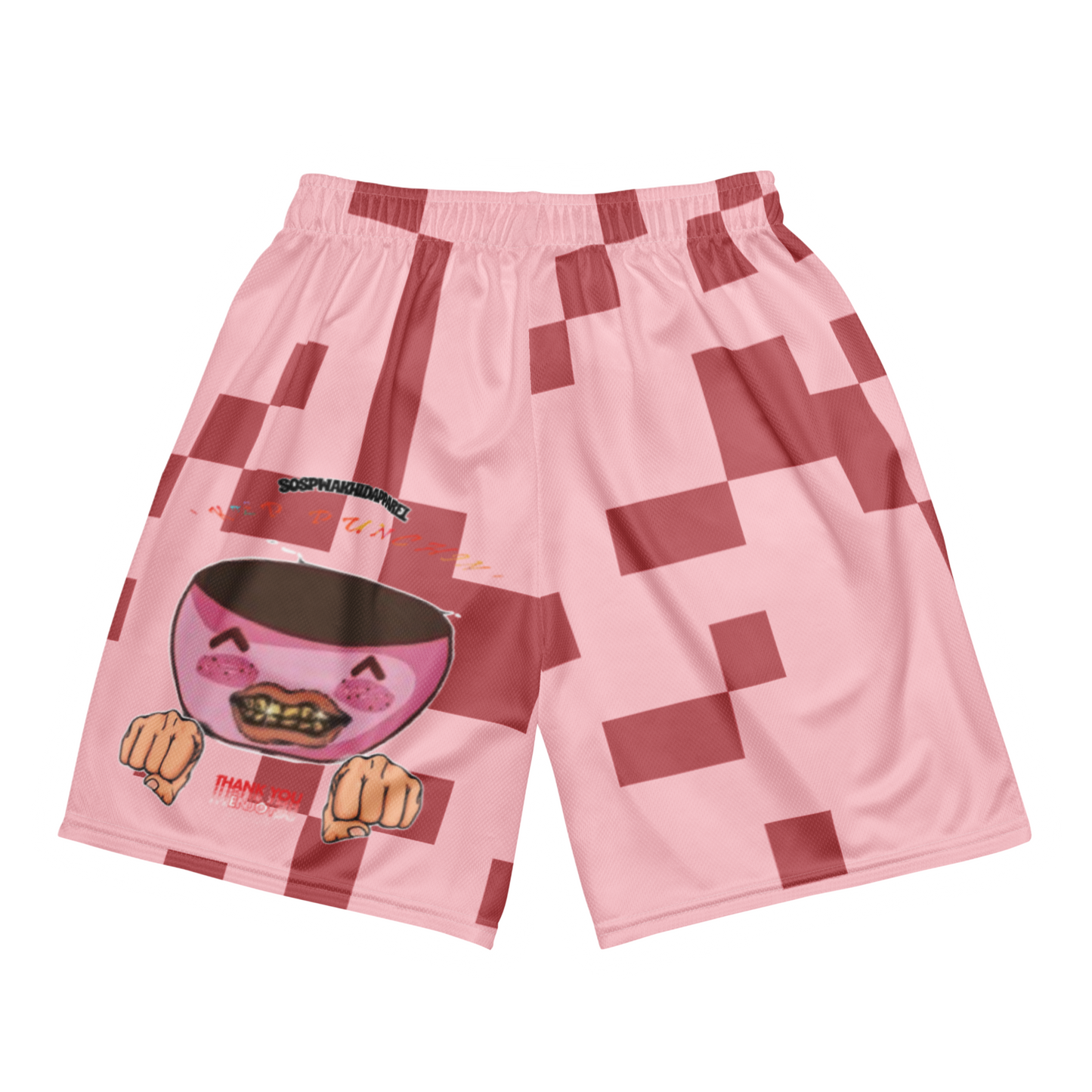“Sospwa” Mesh Shorts (Patterned)