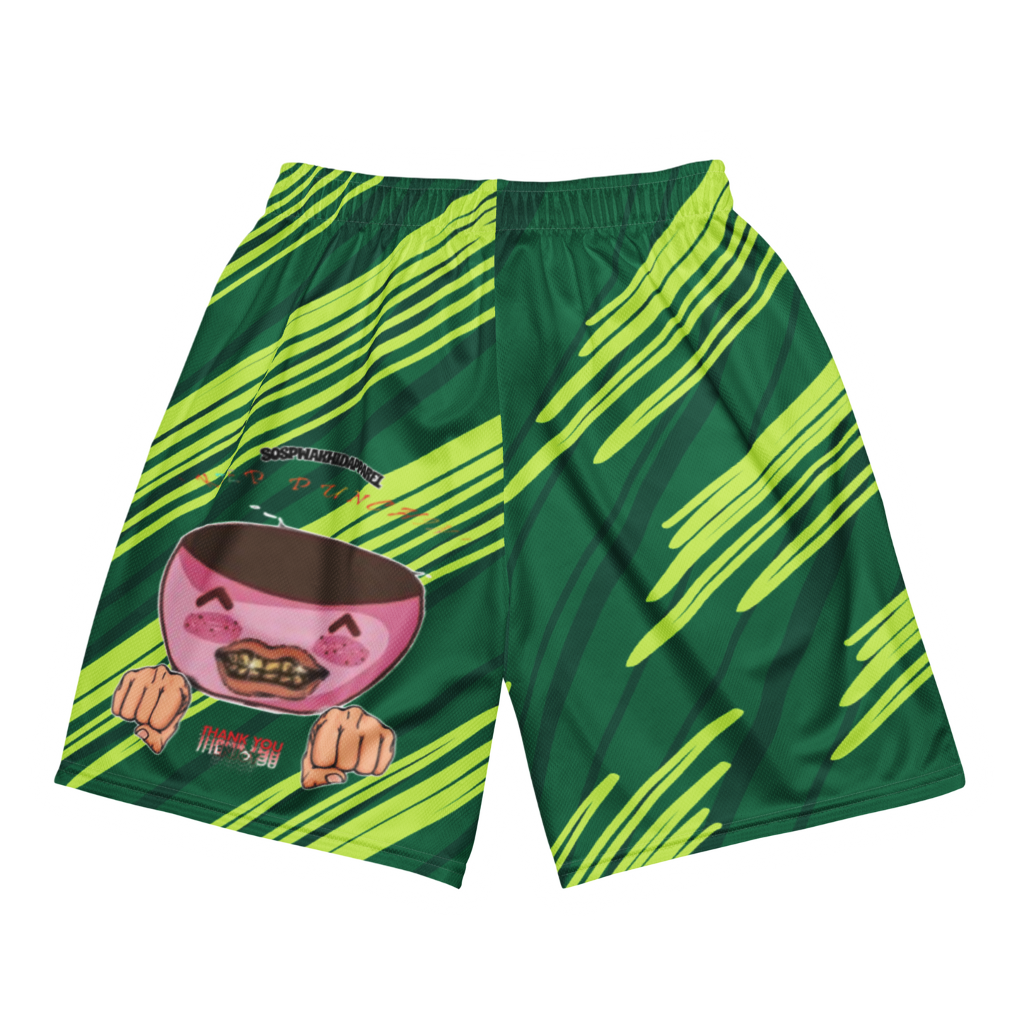“Sospwa” Mesh Shorts (Patterned)