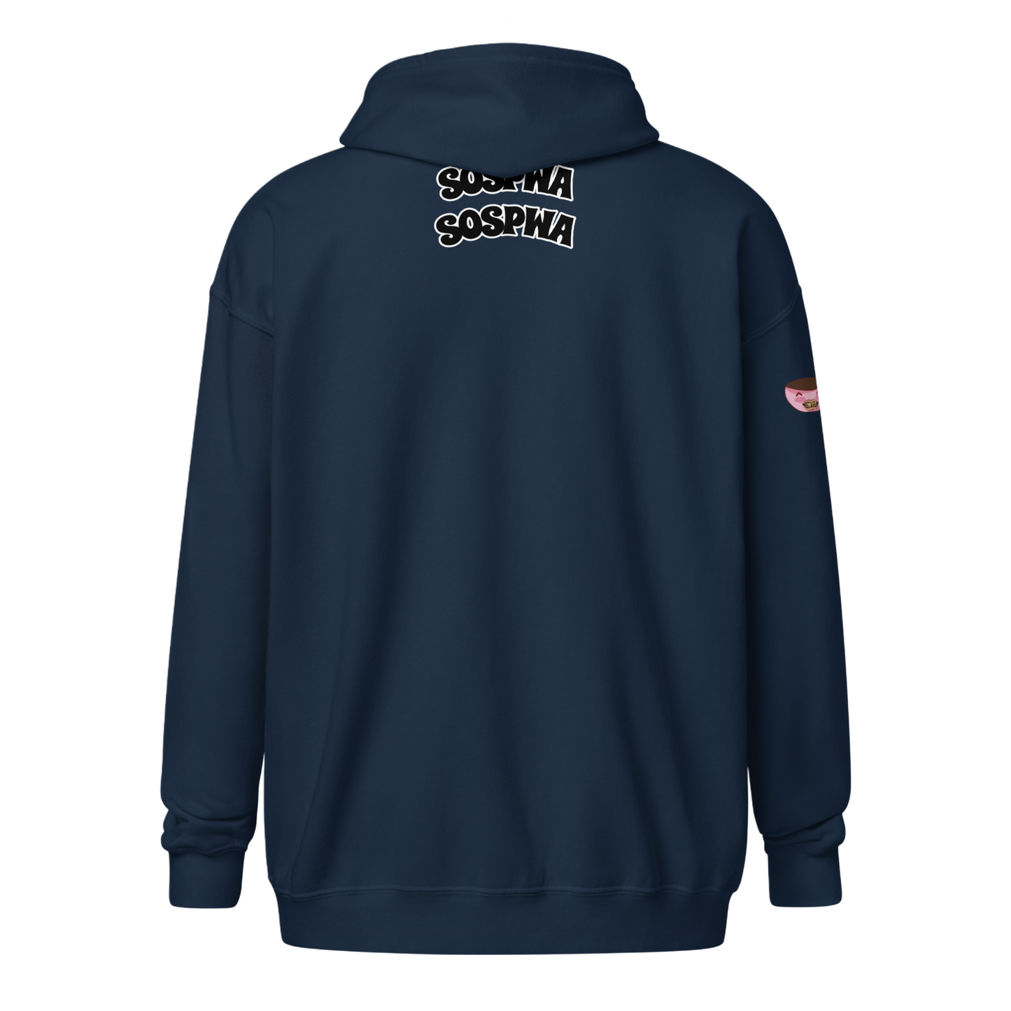 "Sospwa" Zip-Up Jacket