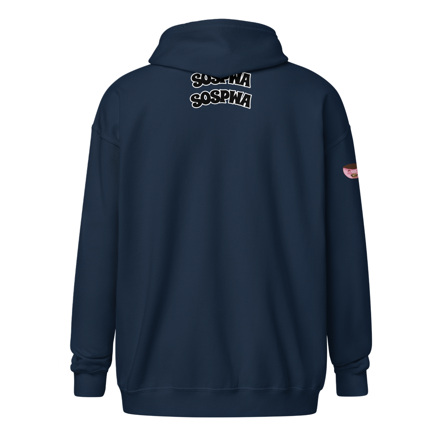 "Keep Punchin'! Sospwa" Zip-Up Jacket