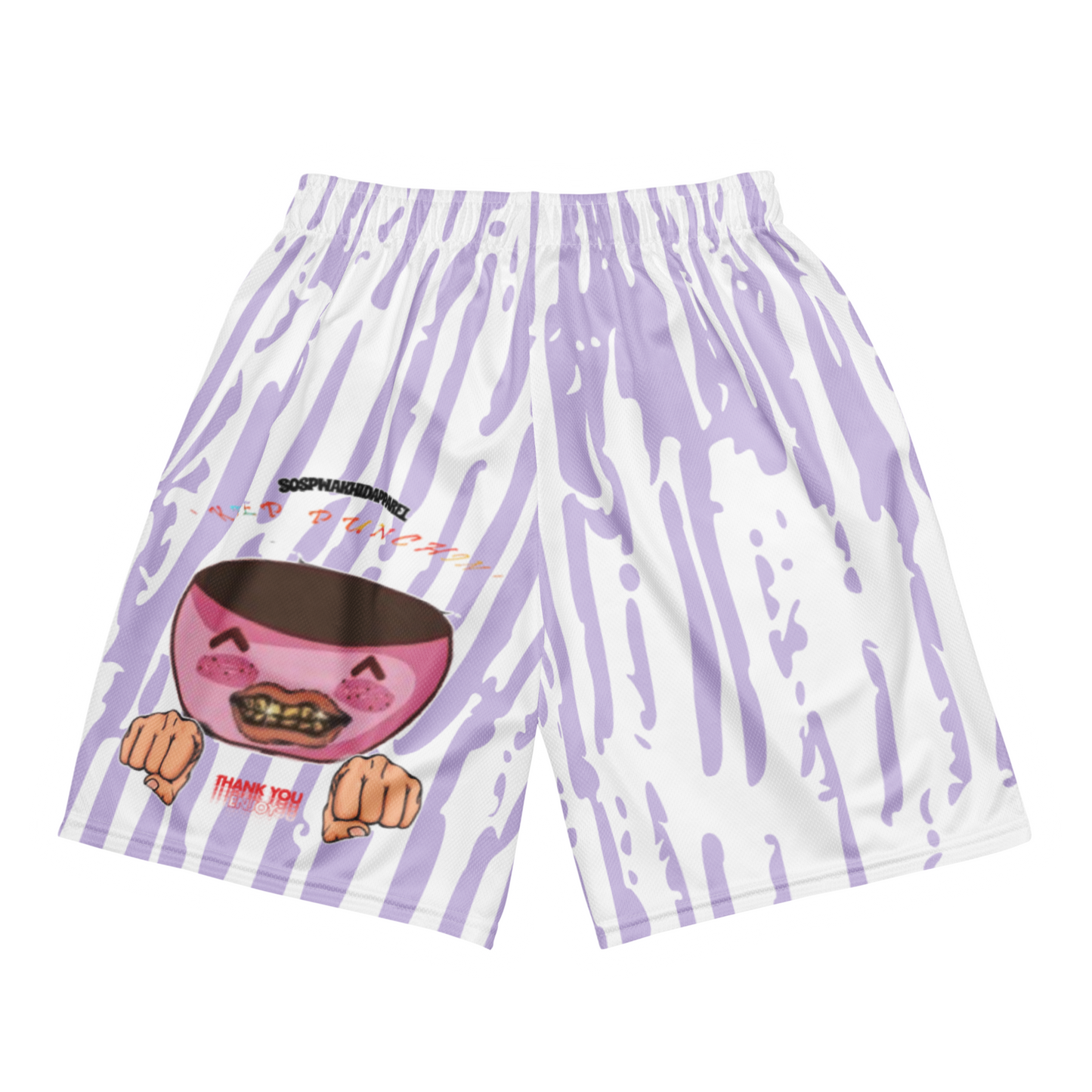 “Sospwa” Mesh Shorts (Patterned)