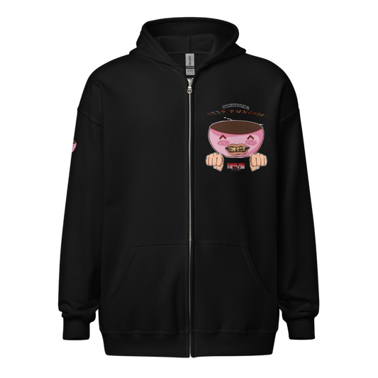 "Keep Punchin'! Sospwa" Zip-Up Jacket