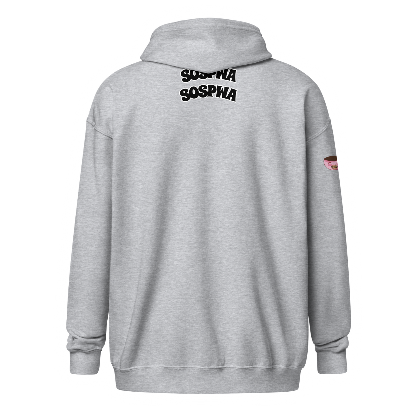 "Sospwa" Zip-Up Jacket
