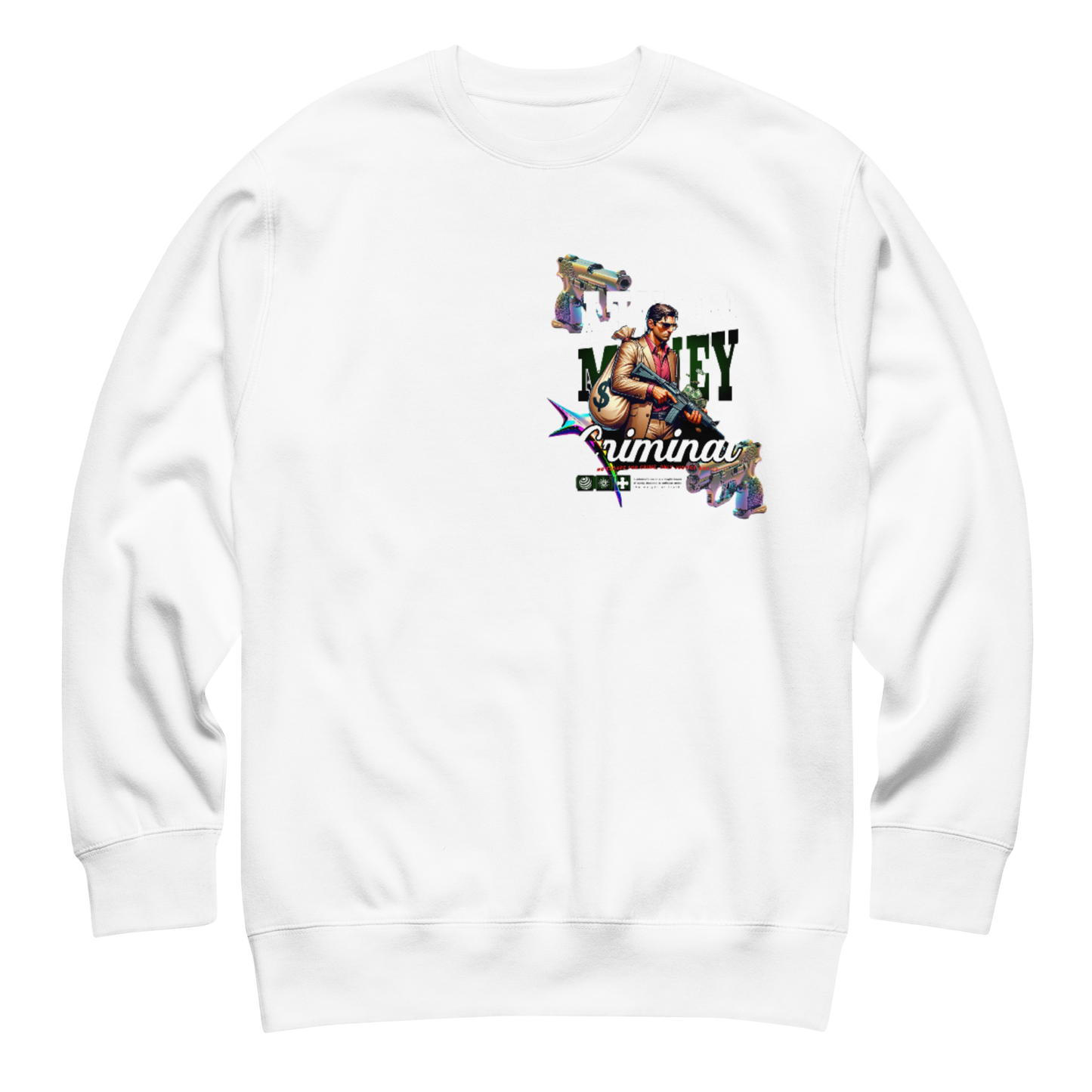 “Criminal Money” Pocket Logo Sweatshirt