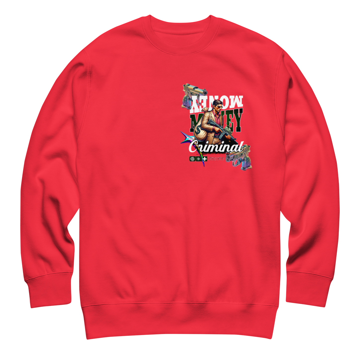 “Criminal Money” Pocket Logo Sweatshirt