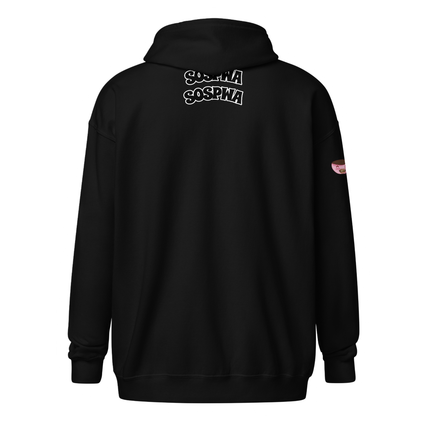 "Sospwa" Zip-Up Jacket