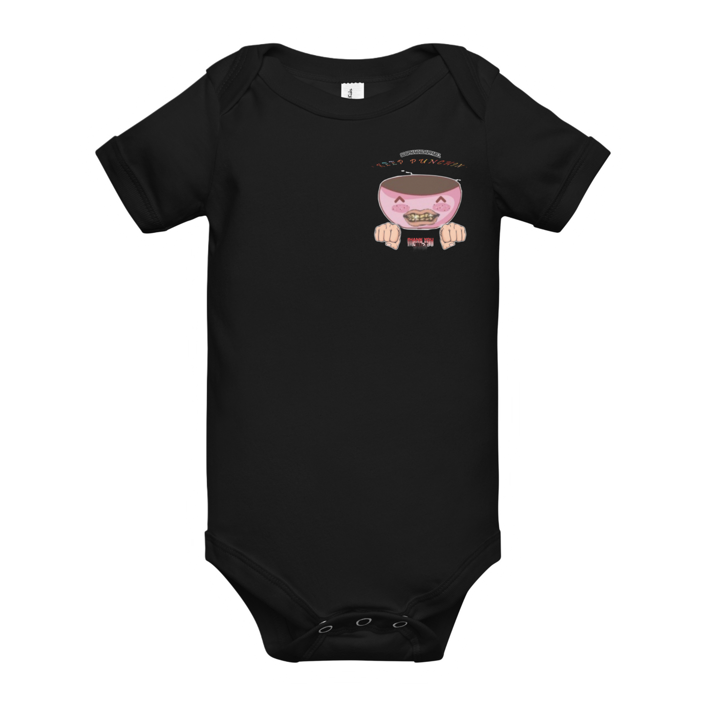 "Keep Punchin'! Sospwa" One-Piece Short Sleeve