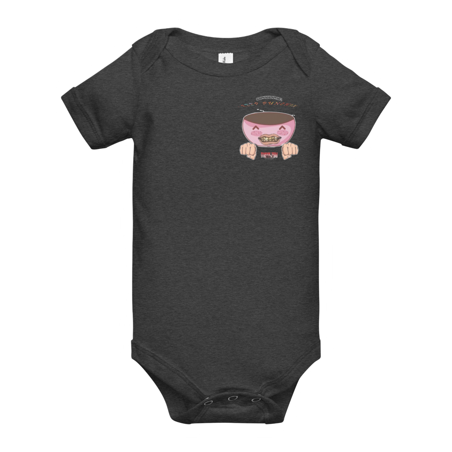 "Keep Punchin'! Sospwa" One-Piece Short Sleeve