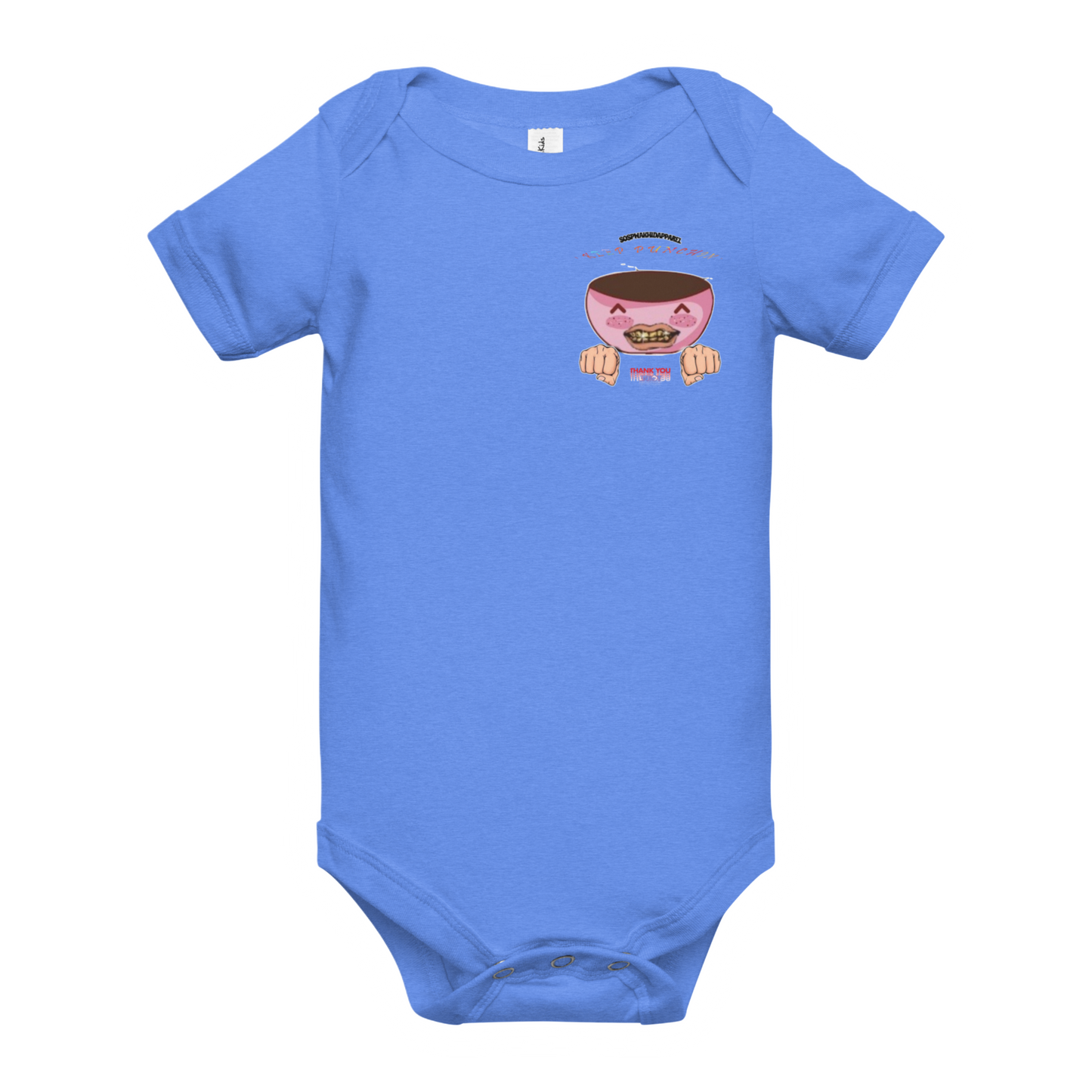 "Keep Punchin'! Sospwa" One-Piece Short Sleeve