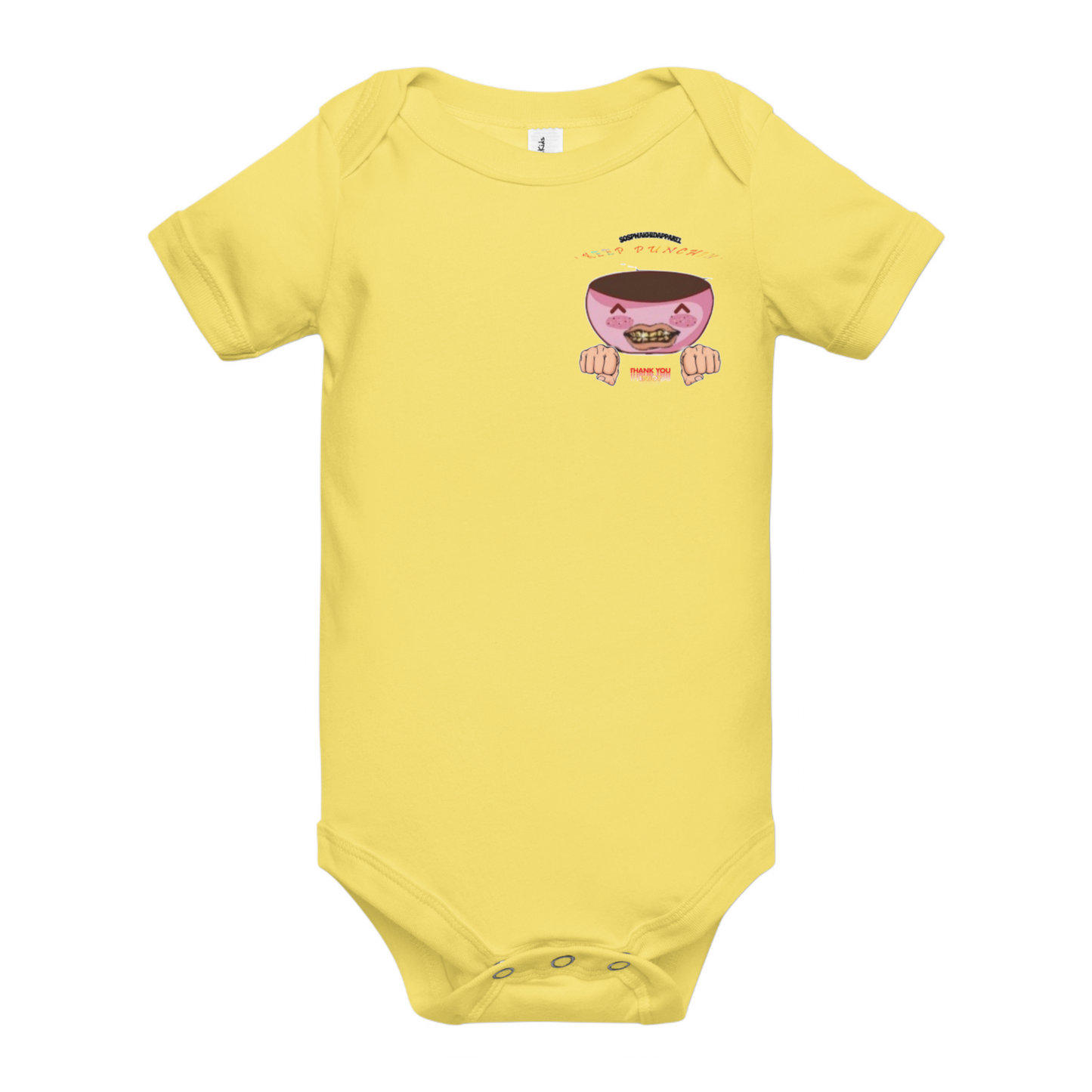 "Keep Punchin'! Sospwa" One-Piece Short Sleeve