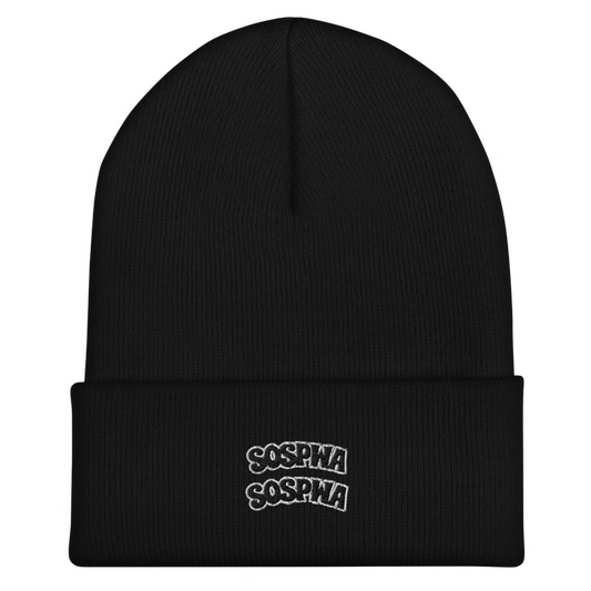 “Sospwa” Cuffed Beanie