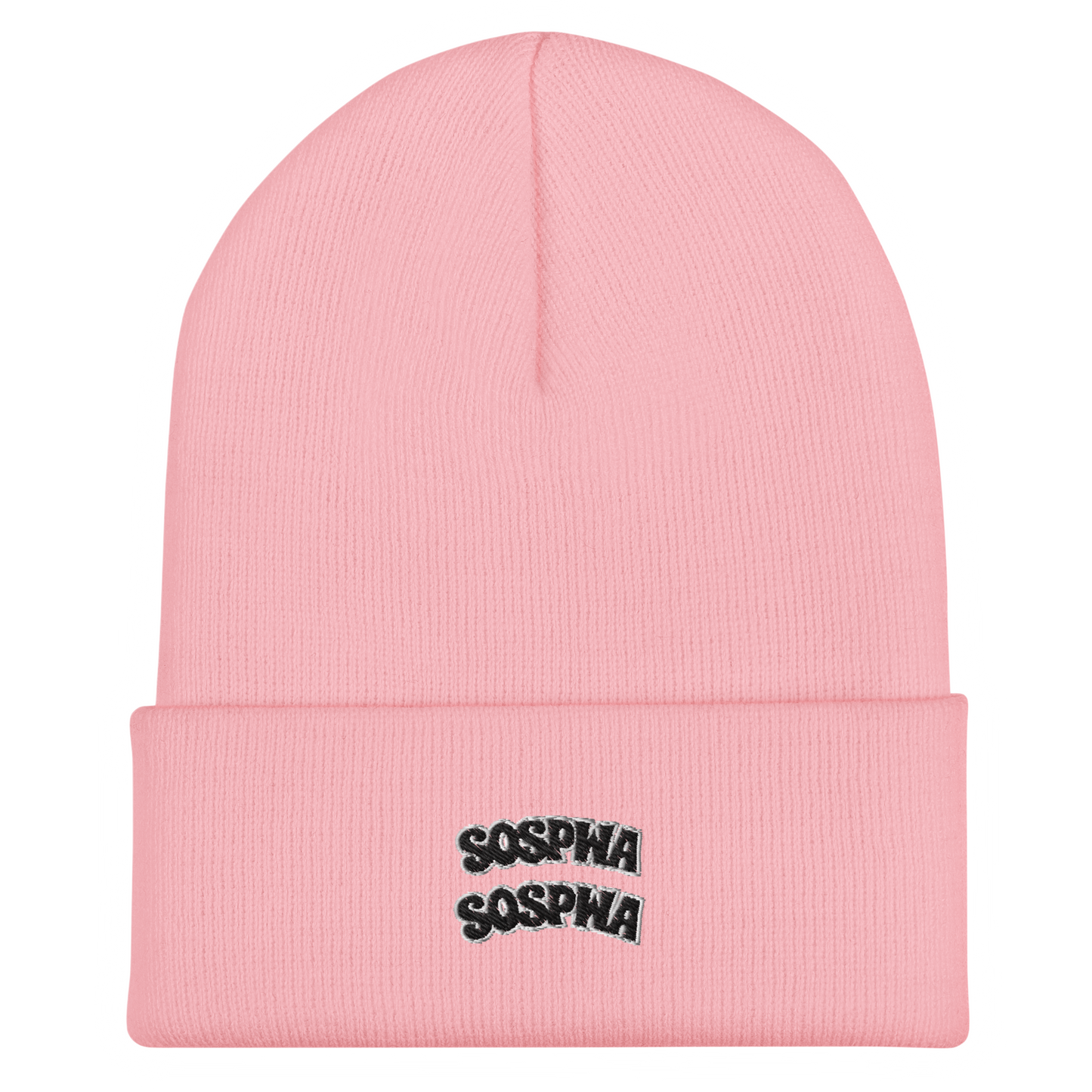 “Sospwa” Cuffed Beanie