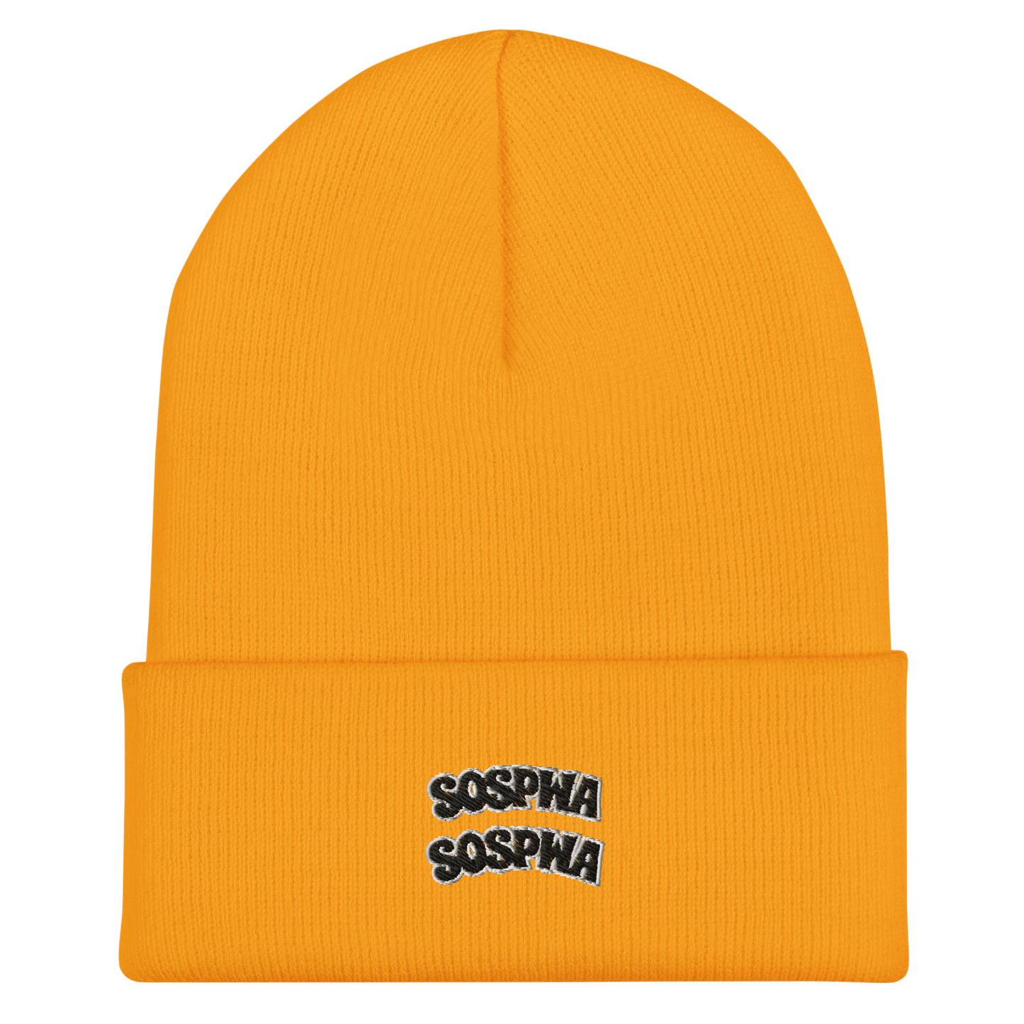 “Sospwa” Cuffed Beanie