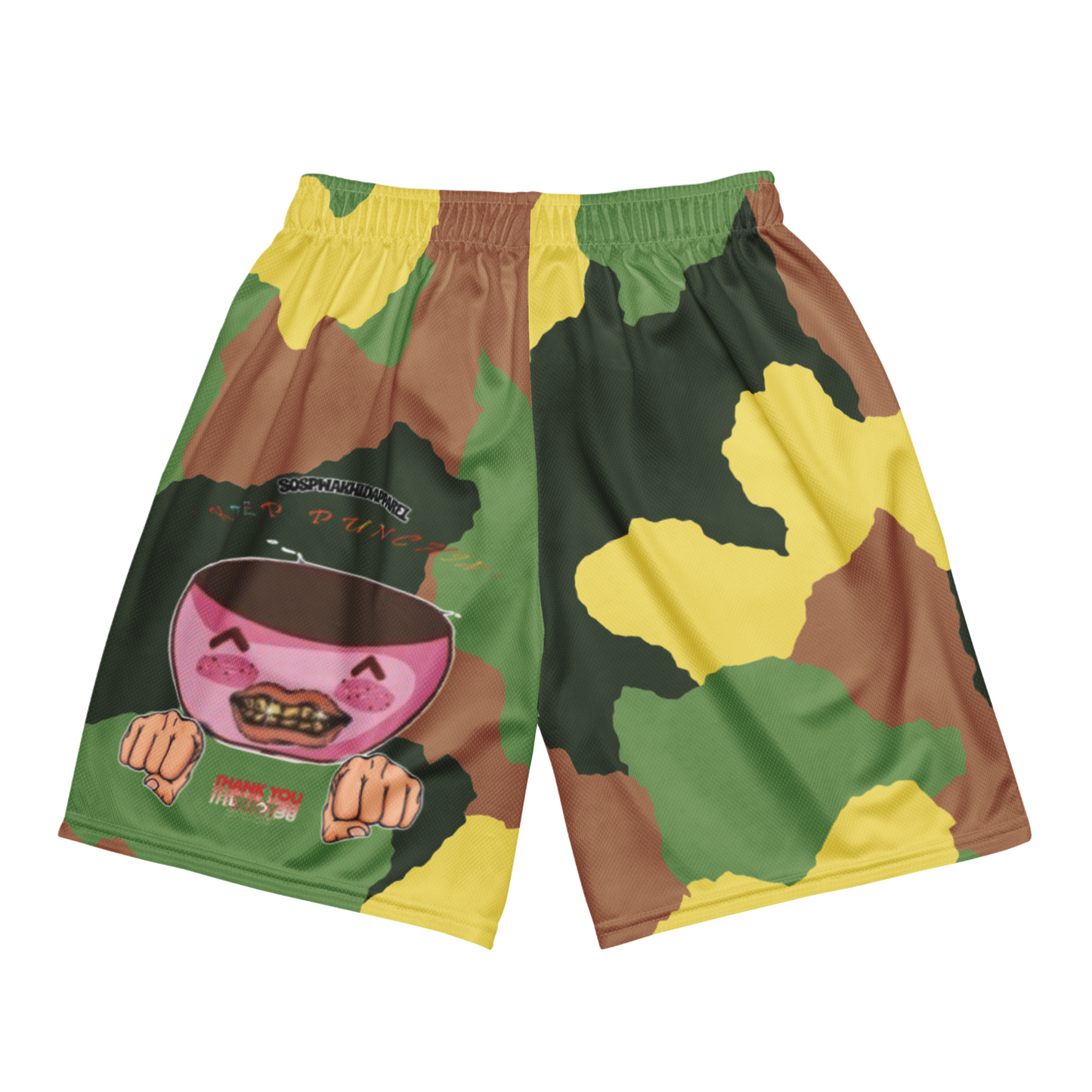 “Sospwa” Mesh Shorts (Patterned)