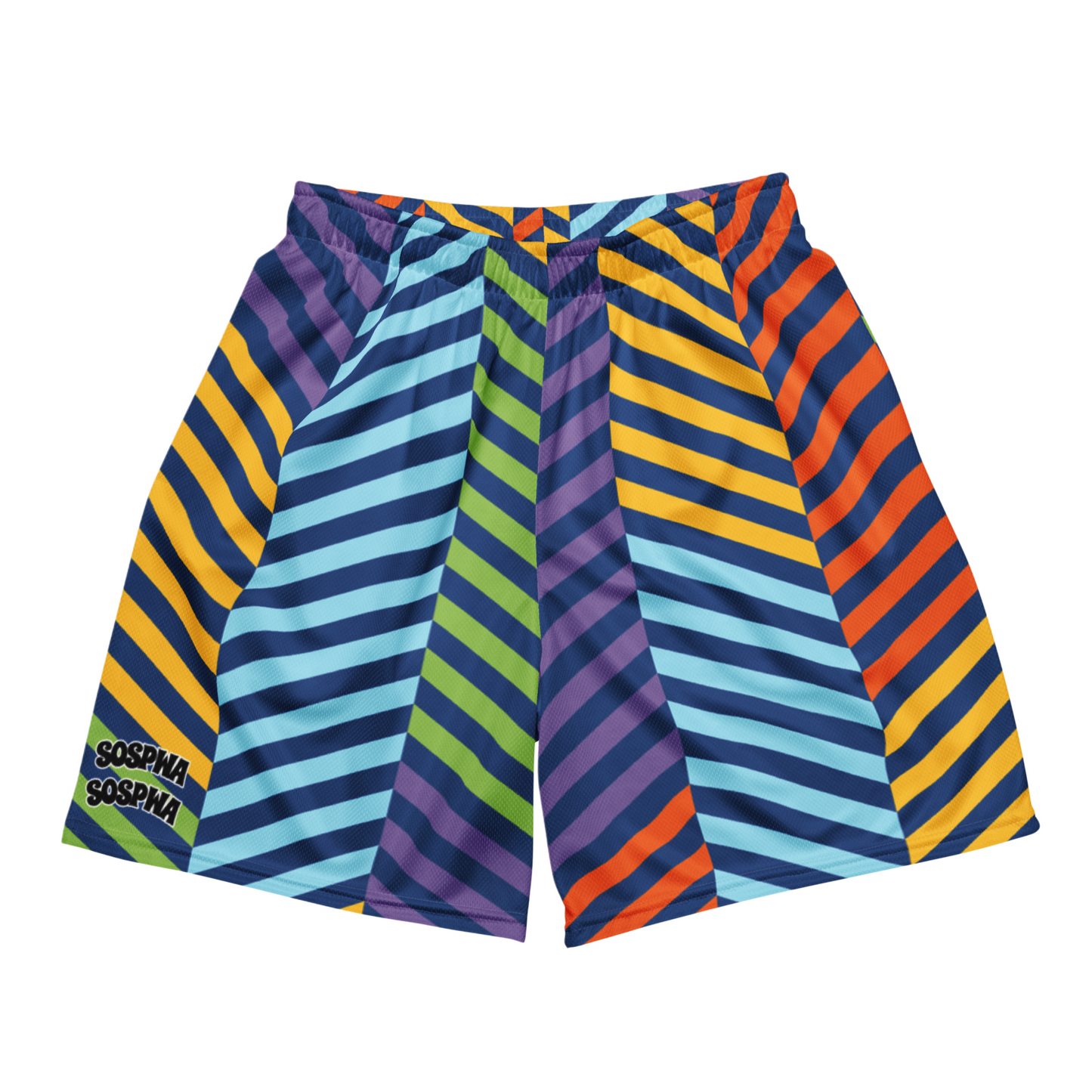 “Sospwa” Mesh Shorts (Patterned)