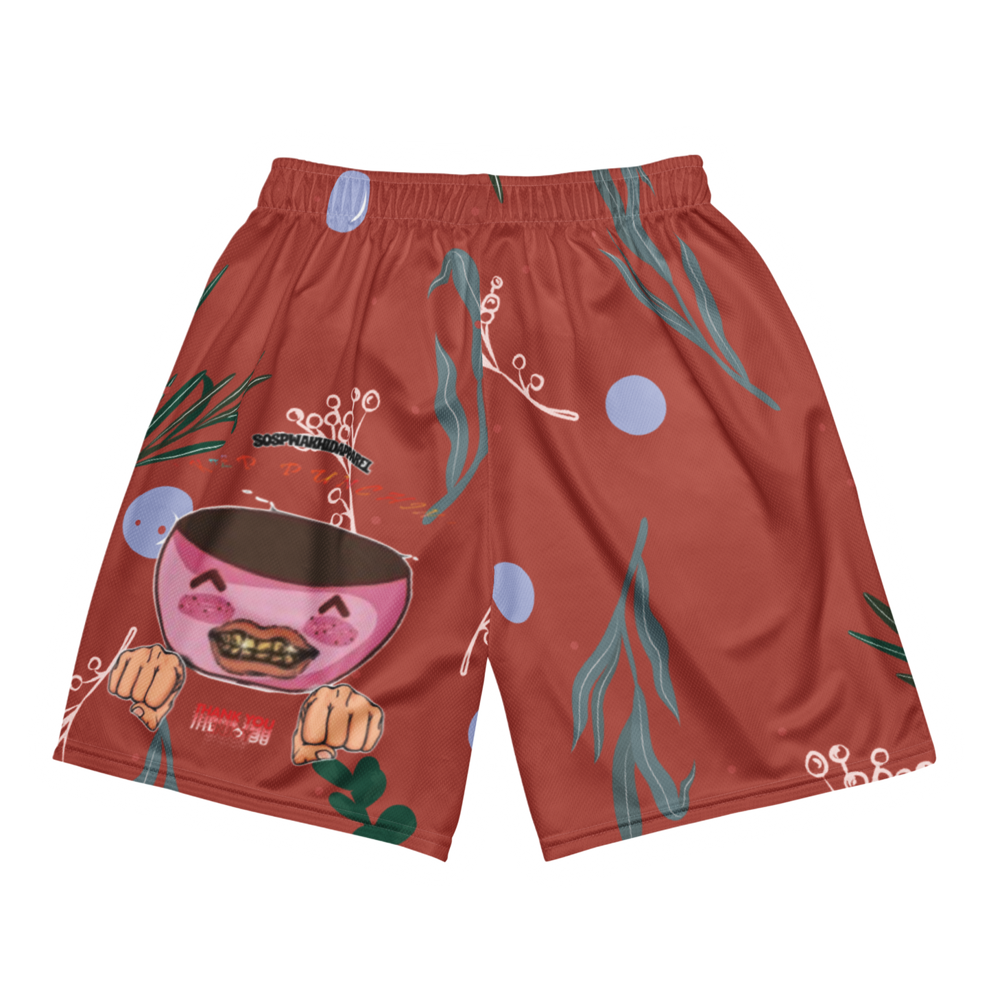 “Sospwa” Mesh Shorts (Patterned)