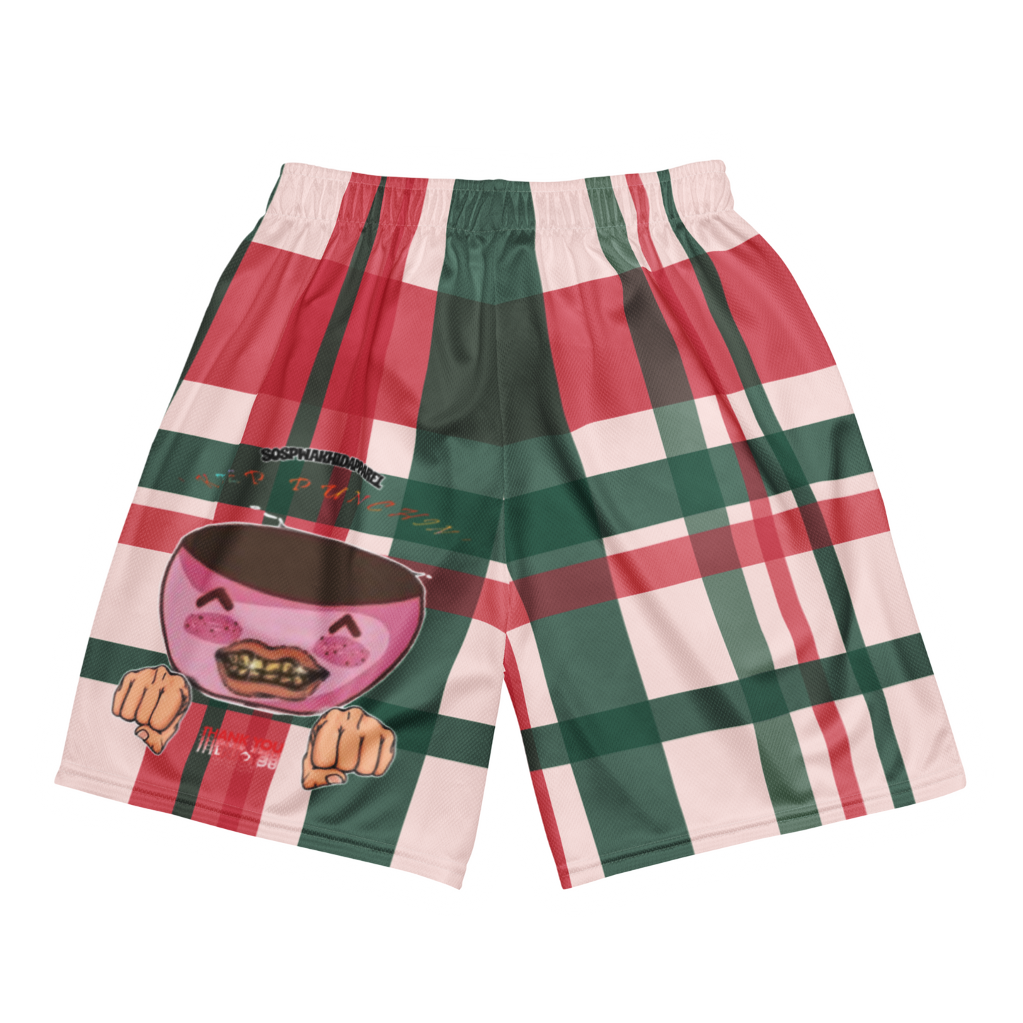 “Sospwa” Mesh Shorts (Patterned)