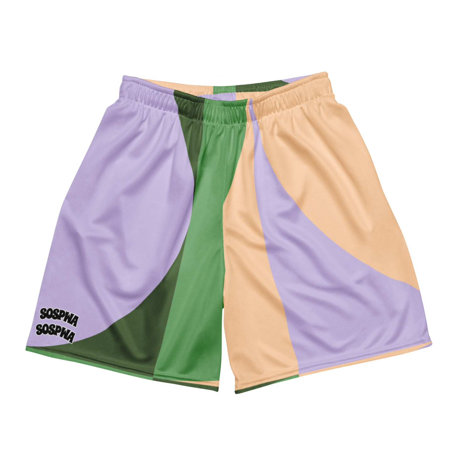 “Sospwa” Mesh Shorts (Patterned)