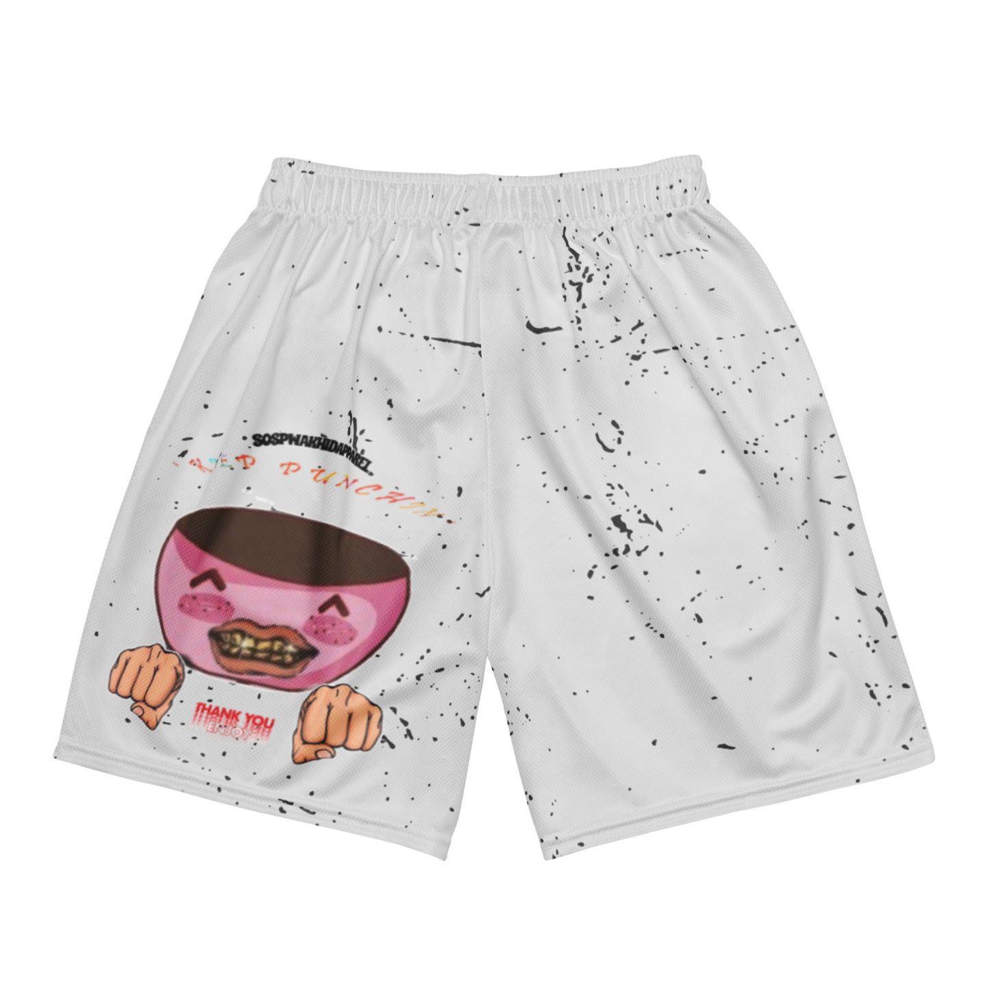“Sospwa” Mesh Shorts (Patterned)