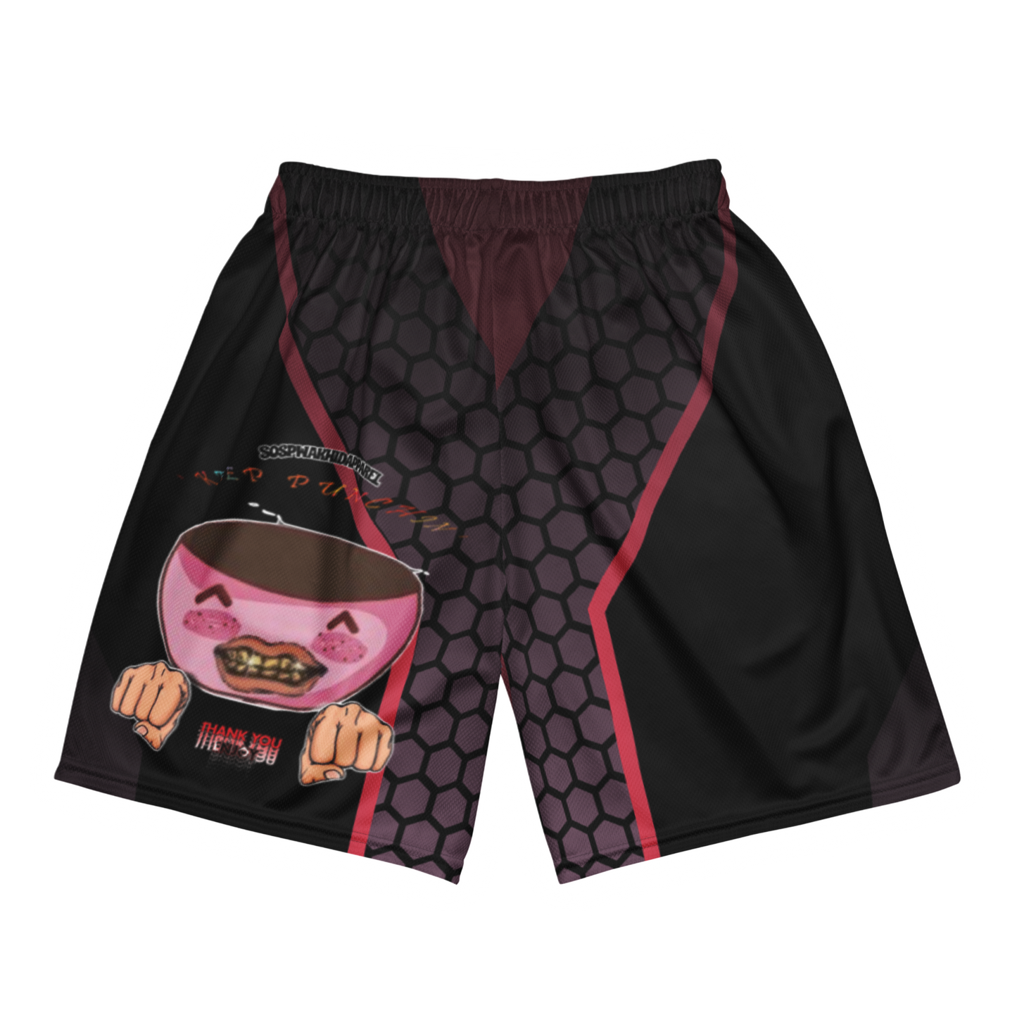 “Sospwa” Mesh Shorts (Patterned)