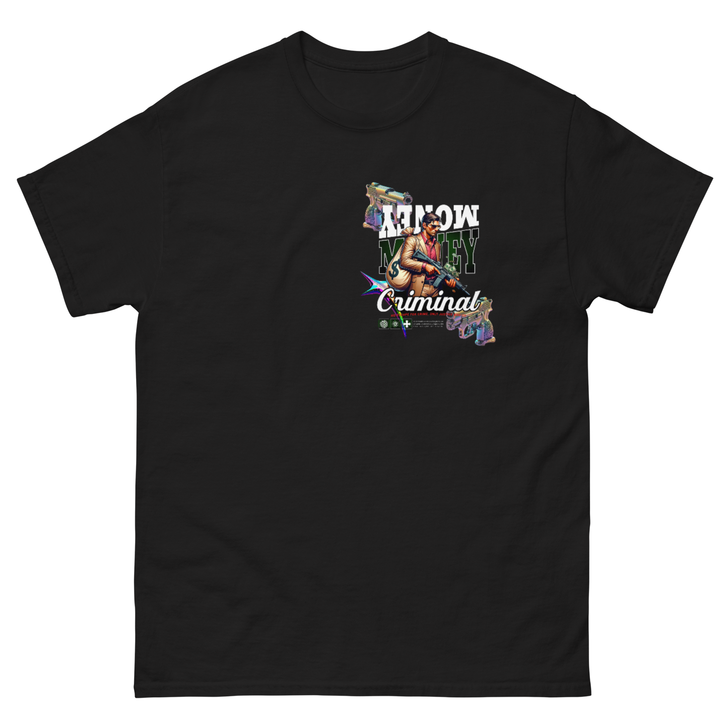 "Criminal Money" Pocket Logo T-Shirt