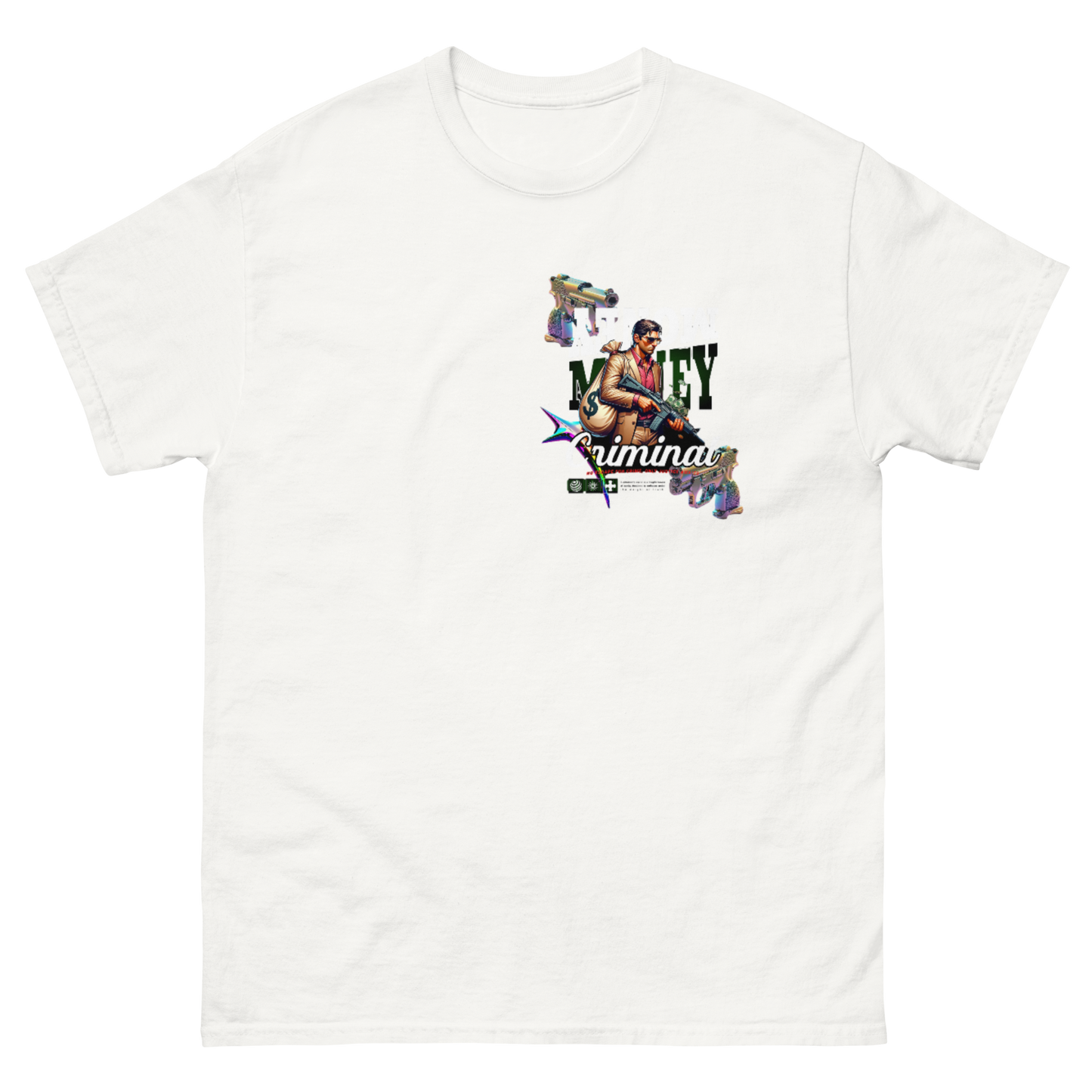 "Criminal Money" Pocket Logo T-Shirt